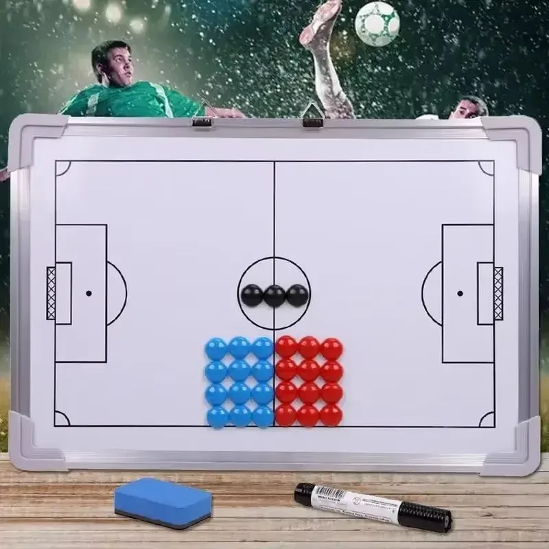 Soccer Tactical Magnetic Plate Coach Football Strategy Board Wall-mounted Game Training Sand Table Teaching Board Accessories