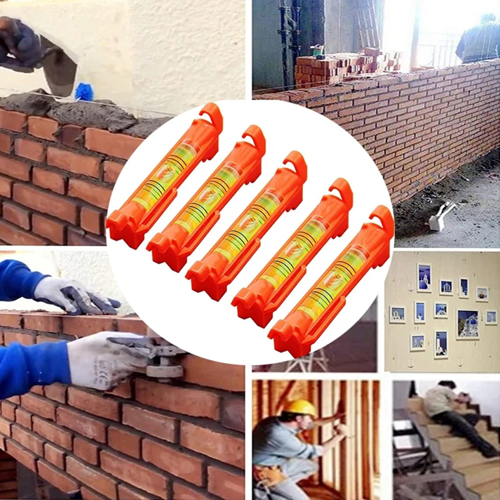 Imagem -02 - Linha Horizontal Pendurado Nível Bolha Construção Civil Cordas Nível Mini Níveis de Bolha 75x12.5 mm Pcs