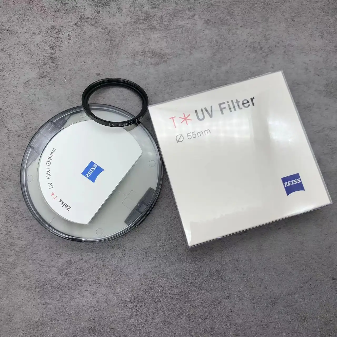 Zeiss Carl T * Filtro UV Proteção UV-Original Fino MC UV 49mm_52_55_58_62_67_72_77_82mm Multi-revestimento Ultra para Lente de Câmera SLR
