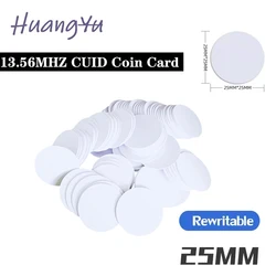 5/10PCS NFC Smart Chip Sticker 13.56Mhz Clone Copy Key 1K S50 Changeable Magic Card RFID Programmer CUID Gen2 ISO14443 Token