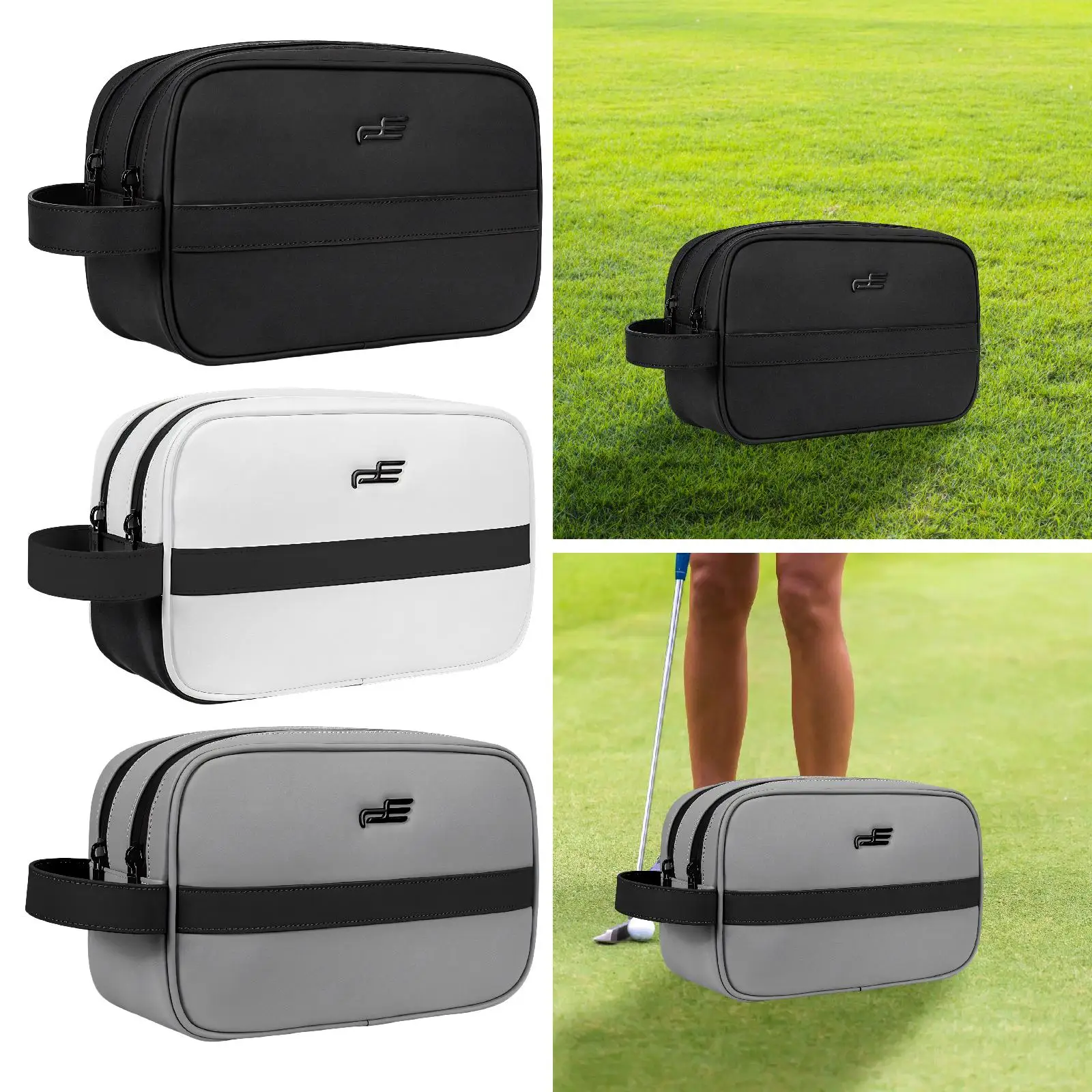 

Golf Handbag Golf Accessory Bag Golfer Gift Zipper Closure Carry for Men Women Carrying Case for Family Player Golfer Sports