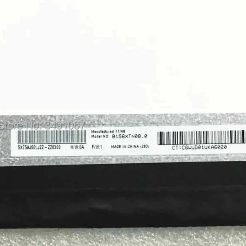 B156XTN08.0 EDP 1366x768 بدون فتحات لولبية شاشة LCD LED مقاس 15.6 بوصة