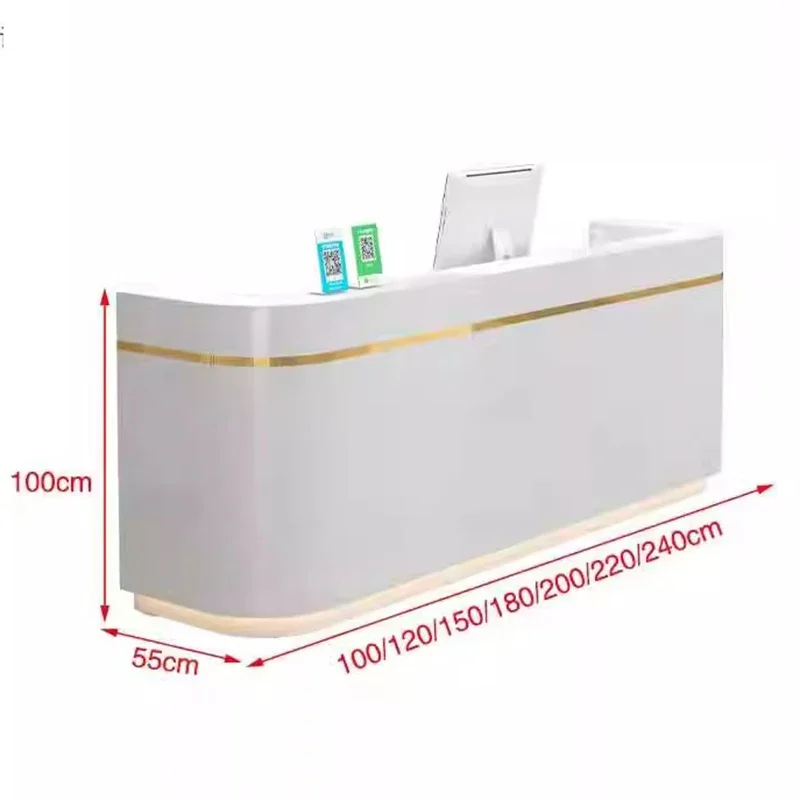 منبر أبيض مكاتب الاستقبال المنصة الكنيسة المنبر الخروج تسجيل متجر مكافحة صالون الشعر Pulpitos Kassentisch متجر الأثاث