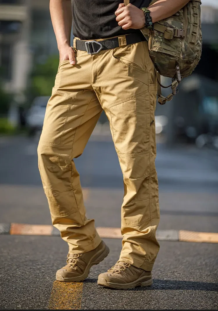 KIICEILING MP-P40,Joggers Men,Stretch, Ripstop,Tactical Pants,Combat Pants, Hiking Pants,Cargo Pants Men,Climbing Pants,Summer