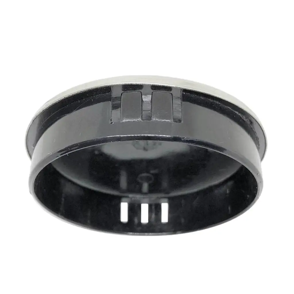 Boat Steering Wheel Cap Stainless Steel Center Snap in Cover PVC Body Marine Yacht Accessory for Sport Style