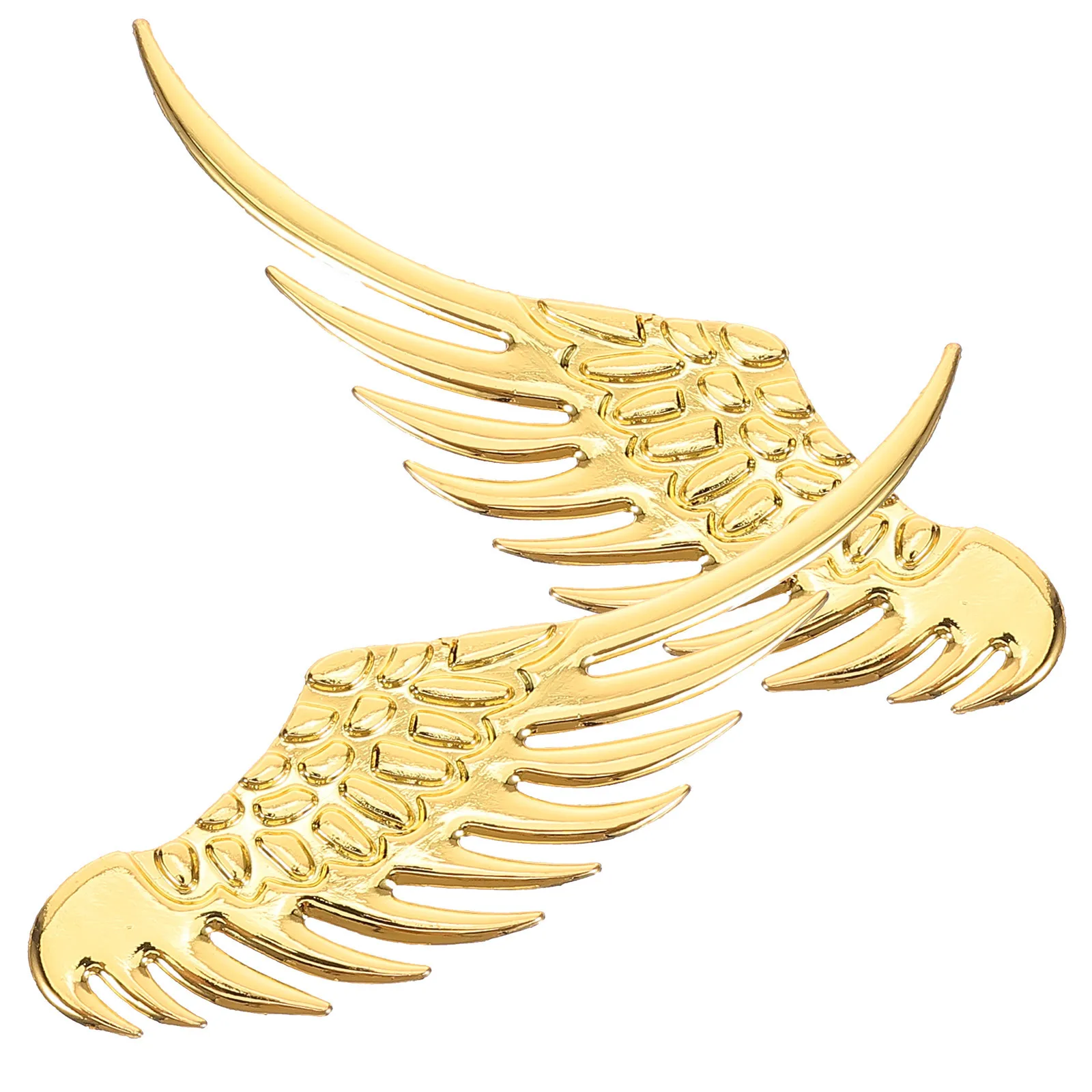 

1Set 3D Metal Car Badge Wing Sticker Durable Self-Adhesive Automotive Decal for Suv Truck Car Body Decoration Automotive Decal