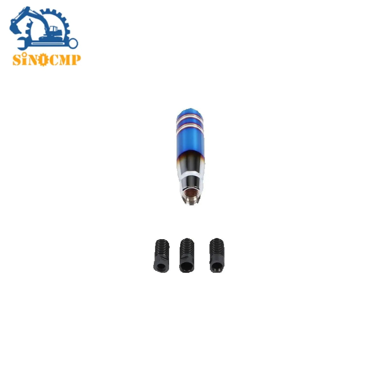 

Универсальная ручка переключения передач из синего алюминиевого сплава для модификации автомобиля, 5-скоростная автоматическая коробка передач, автомобильные аксессуары