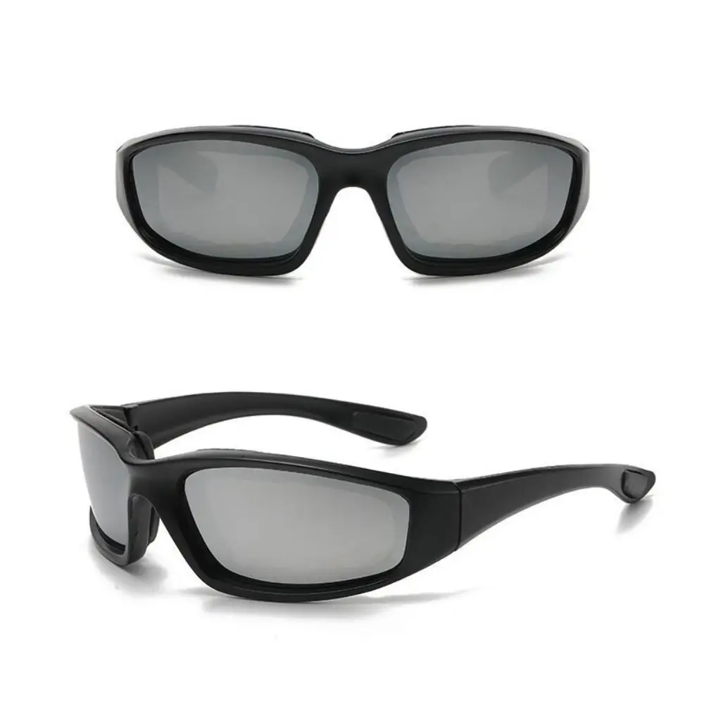 Windproof Punk Yellow Lenses Sunglasses UV Protective Black Shades Outdoor Sunglasses Decoration Accessories Motorcycle Goggles
