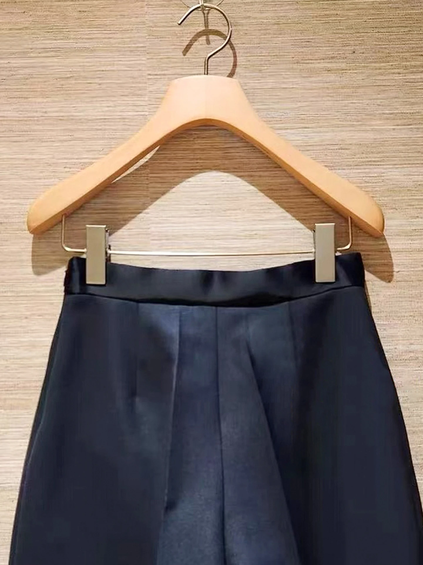 Pantaloni ort a gamba larga a vita alta da donna Casual Faionable Versatile Autunno Loose Fit Pendolarismo Sle Pantaloni dal taglio dritto