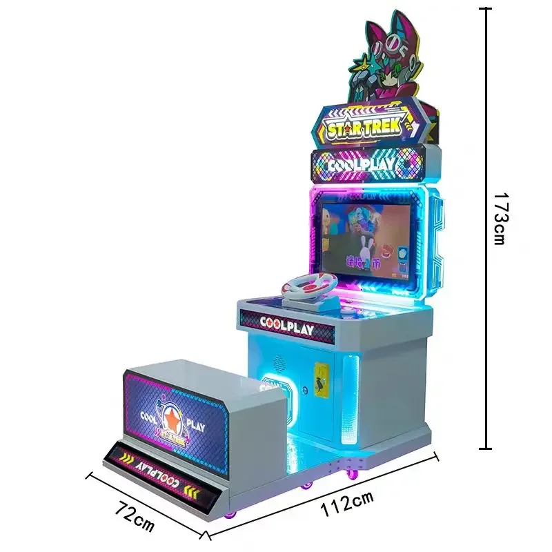 

Game center funny kids video game machine indoor amusement star trek coin operated arcade game machine