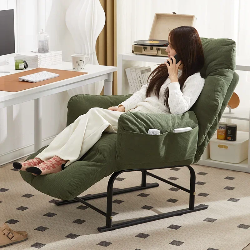Multi-functional Folding sofa chair sleepable reclining lunch chair lazy sofa dual-purpose chair computer chair single recliner