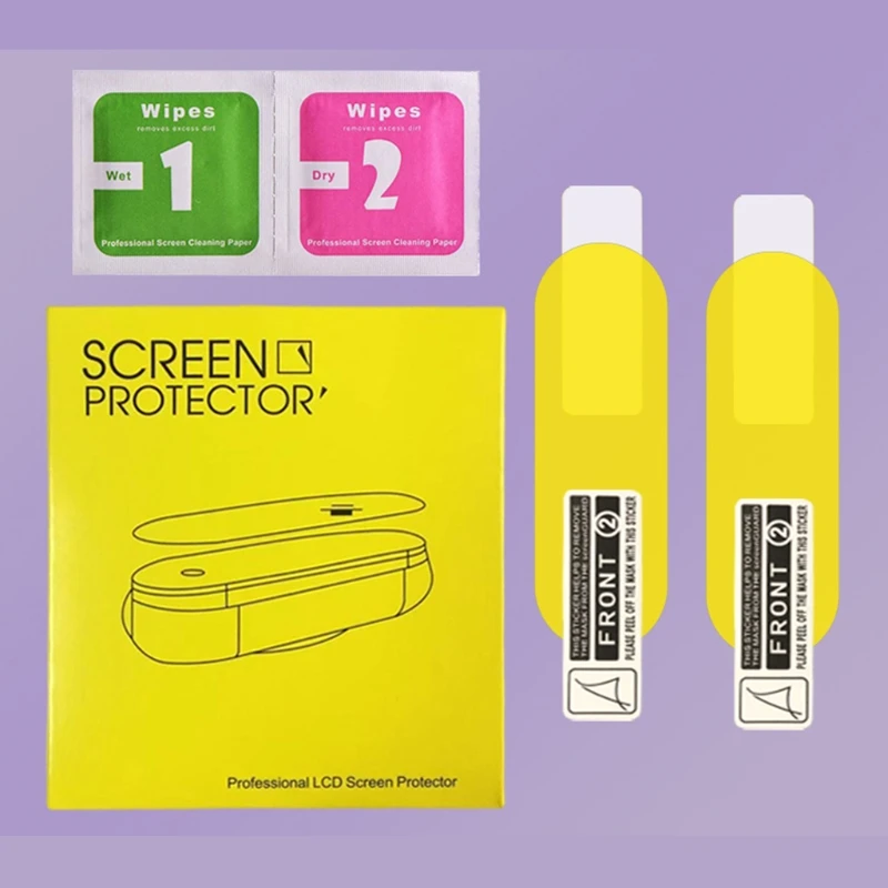 ฟิล์ม TPU อ่อนเหมาะสำหรับ Band 6 5 4 สำหรับสร้อยข้อมือสมาร์ท Anti-Scratch Screen Prote