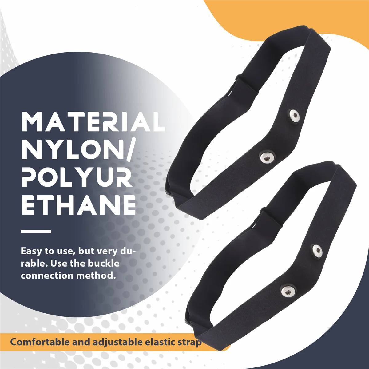 2 pçs elástico faixa de peito de freqüência cardíaca para geonaute wahoo garmin magene bryton coospo sensor de freqüência cardíaca cinto peito hgc