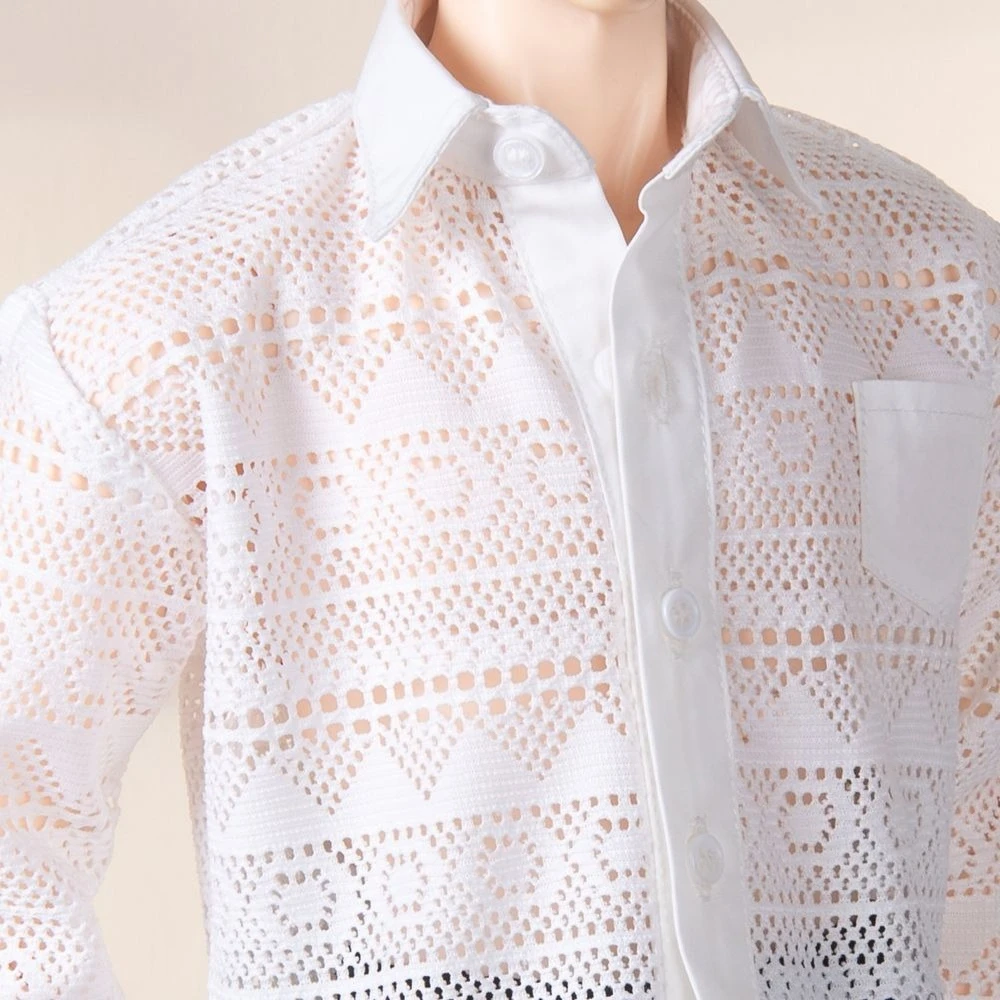 เสื้อผ้าตุ๊กตาใหม่ ขนาด 1/4 1/3 สำหรับตุ๊กตา BJD ชาย ขนาด 45/75 ซม. เสื้อแขนยาวแบบโปร่ง สำหรับแต่งตัว ของเล่นเสริมบ้านตุ๊กตา ไม่มีตุ๊กตา