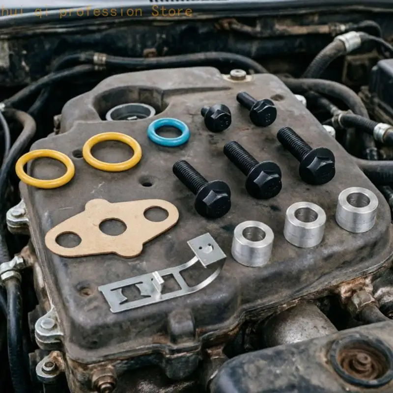 904-234 3C3Z-9T514-AD Turbolader-Montagesatz mit Dichtungen, O-Ringen und Schrauben für F550 6.0L Motor, Werkstattreparatur und – Detail 4