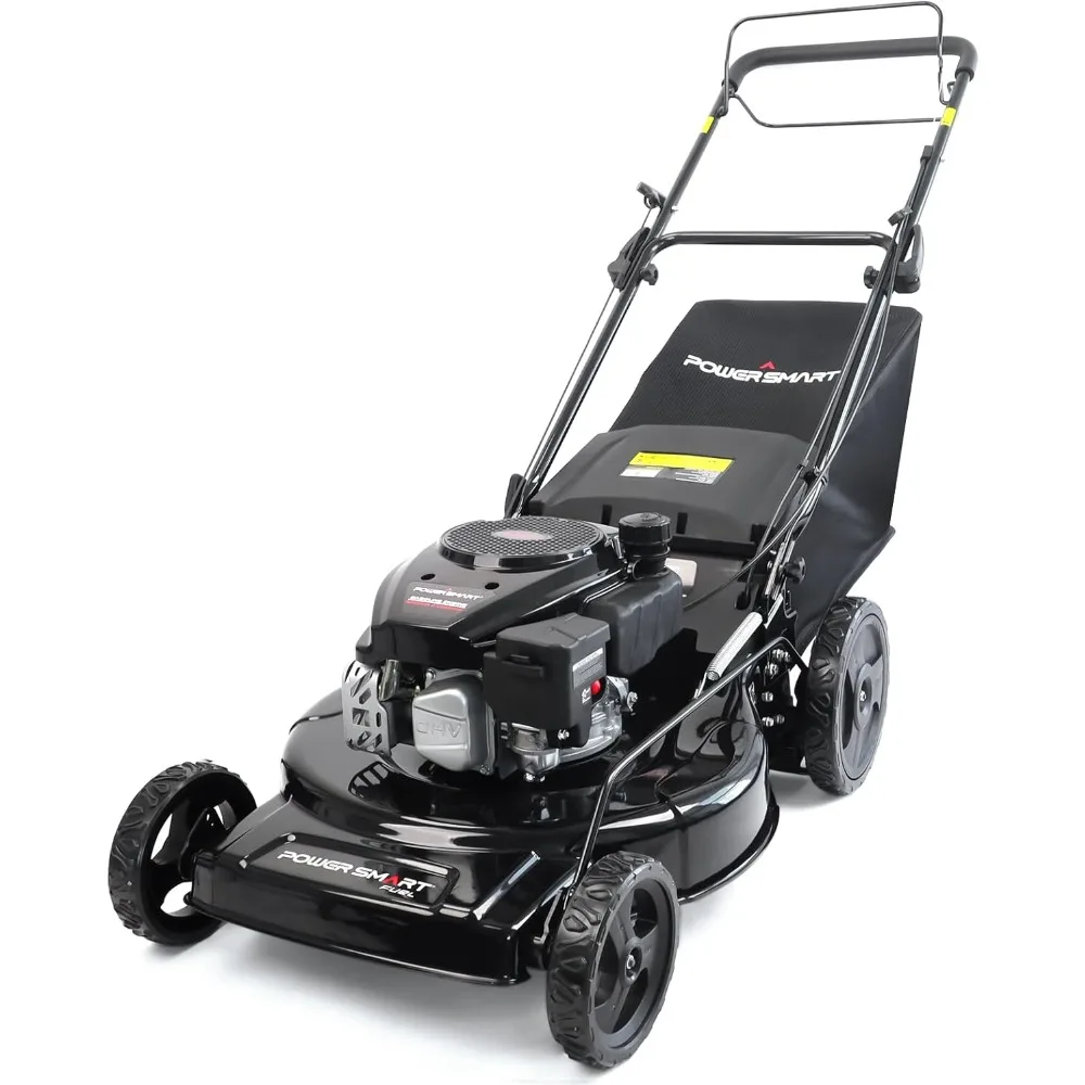 

Self Propelled Gas Lawn Mower 22-inch with 170cc 4-Cycle OHV Engine RWD Single-Speed 2-in-1 Mulch and Bagger