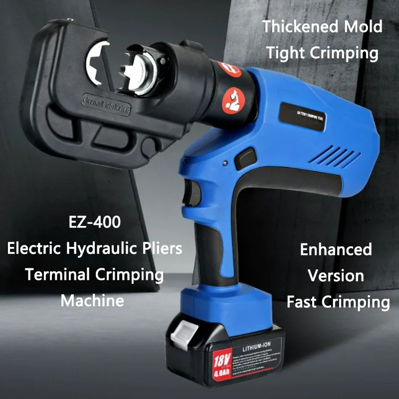 

Electric Hydraulic Pliers For Cold Pressing Terminal U-type 5-300A Copper Aluminium Terminal Crimping Pliers EZ-400