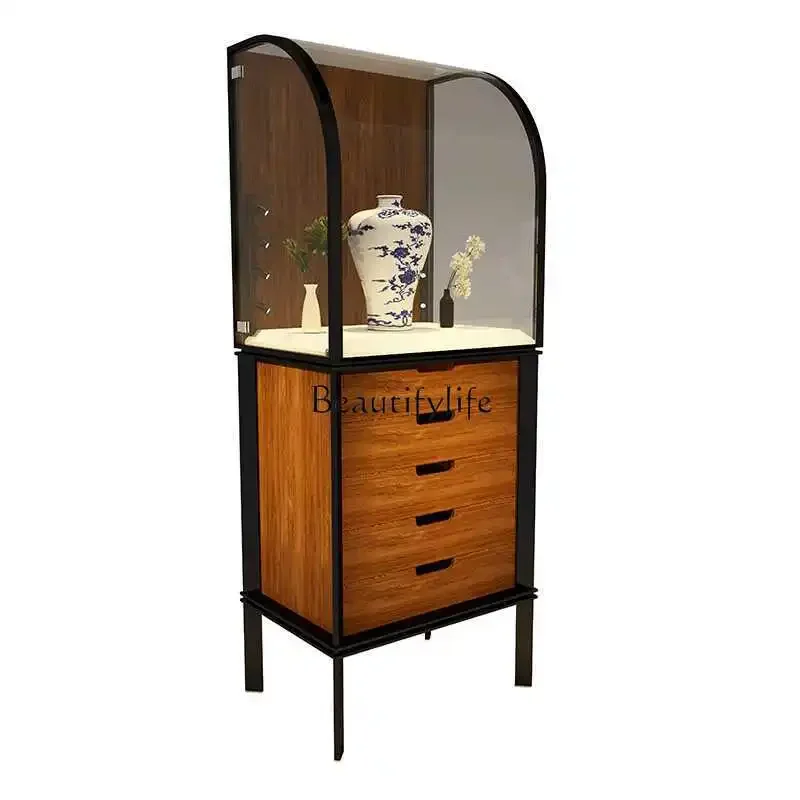 

13Clothing Nakajima Glass Table Display Jewelry Store Museum Antique Display Cabinet