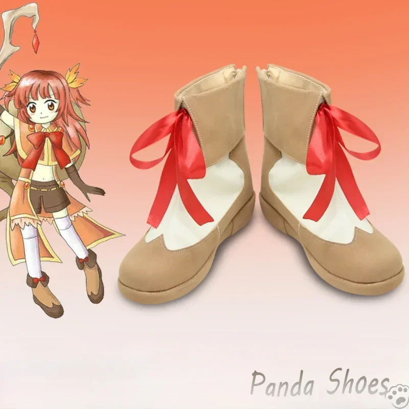 

Magia Record Akino Kaede Cosplay Shoes Anime Puella Magi Madoka Magica Cos Long Boots Cosplay Costume Prop Shoes for Halloween