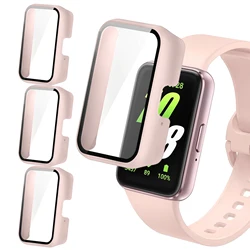 Tempered Glass Case For Samsung Galaxy Fit 3 Full Coverage Bumper Protective Cover Screen Protector For Samsung Galaxy Fit3 Case