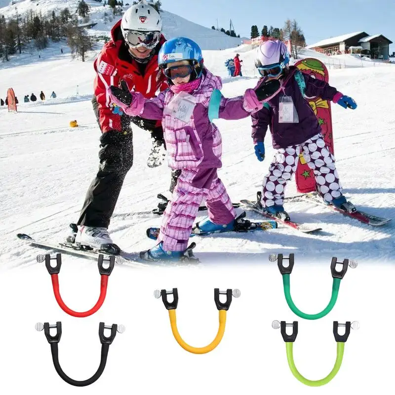 Ski Tip Connector For Beginners Ski Wedge Aid Connector For Children Adults Outdoor Training Exercise Sport Snowboarding Accesso