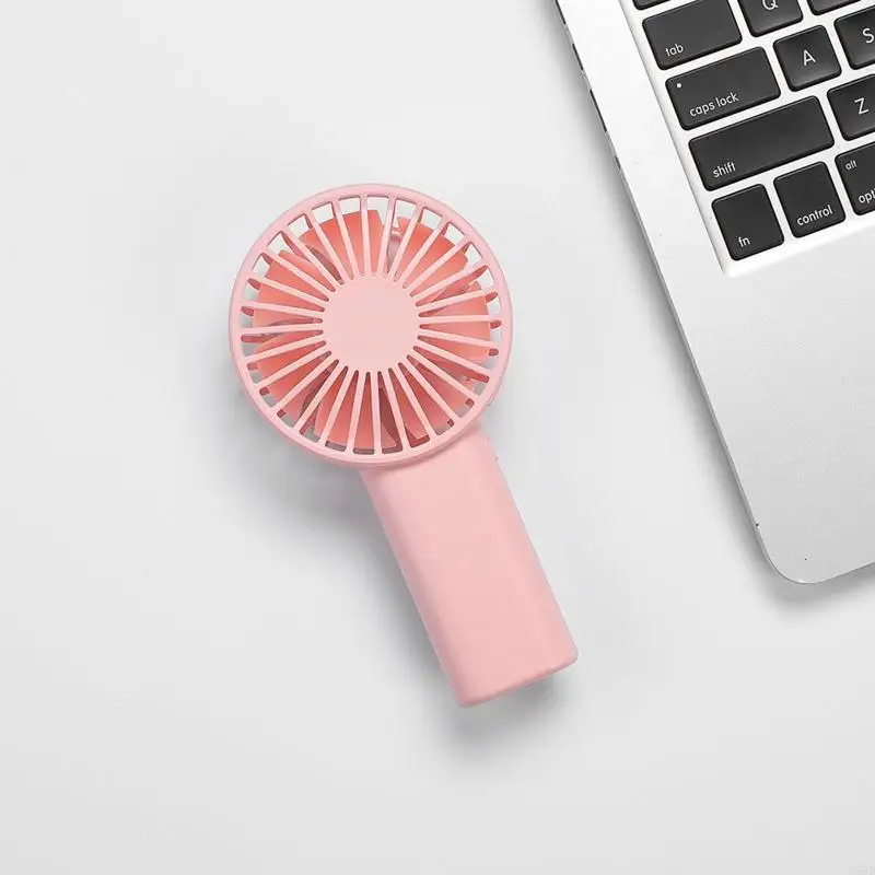 Mini Handheld Fan Portable 1.5V AAA تدير بطارية مروحة التبريد للسفر N58D