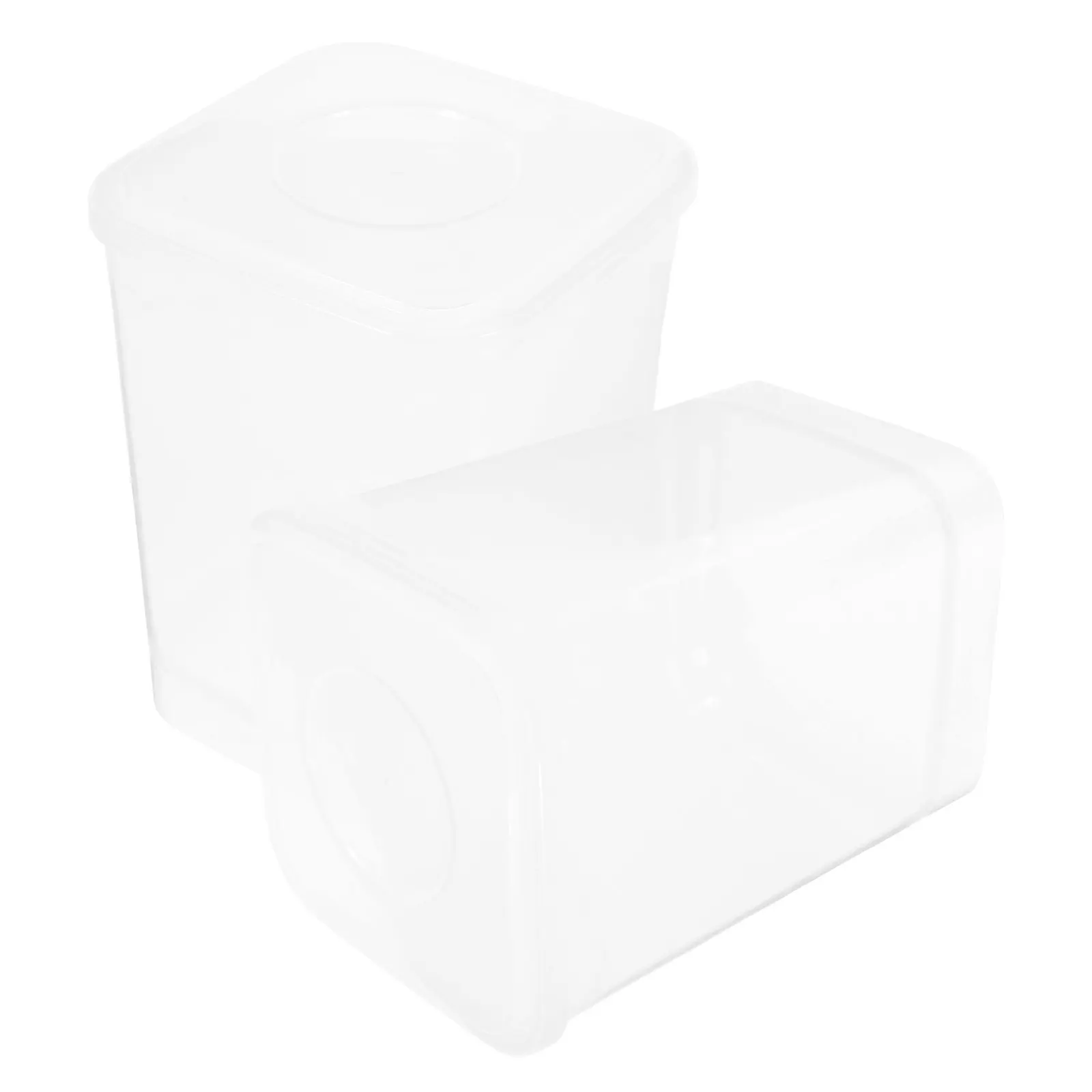2Pcs Japanese Yogurt Cup with Lid Airtight Food Storage Container for Fermenting Yogurt Fridge Side Door Organizer Reusable