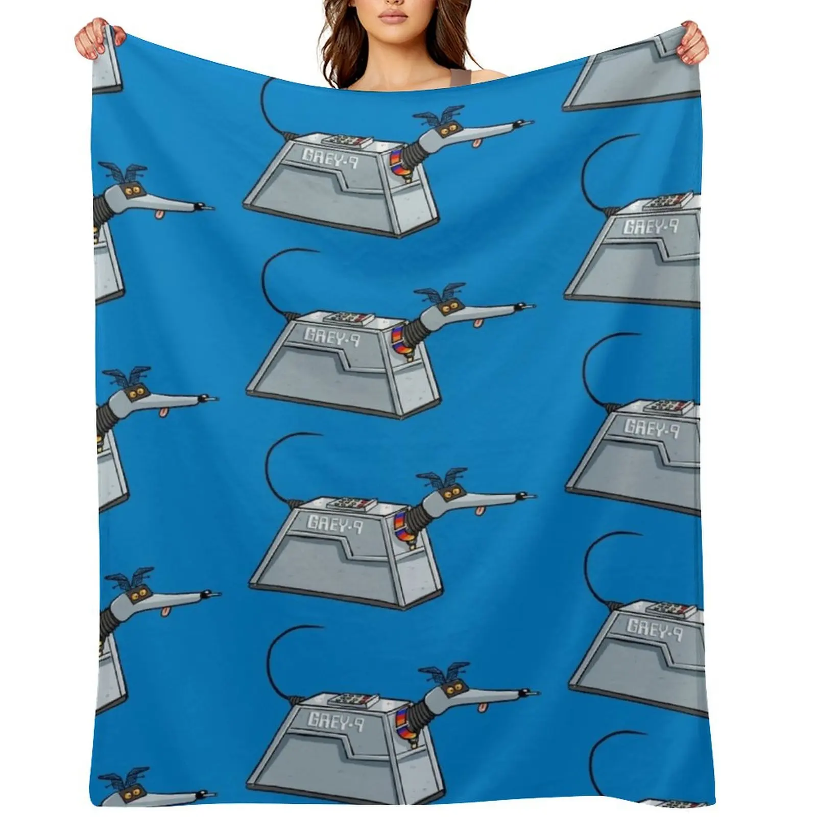 

Grey-9 Throw Blanket Personalized Gift Flannels Thin Luxury Thicken Blankets