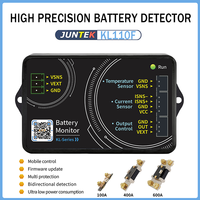 JUNTEK KL110F Battery Tester High Precision Bluetooth Coulomb Counter Cell Phone Control LCD Display Battery Capacity Tester