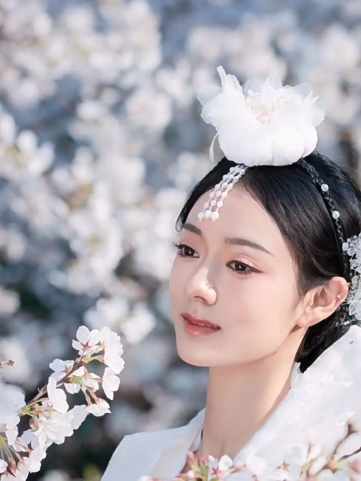 

Princ Sle Korean Traditional Costume Hair Accories Satin Headband Ethnic Faion Photoaphic Props Super Fairy T