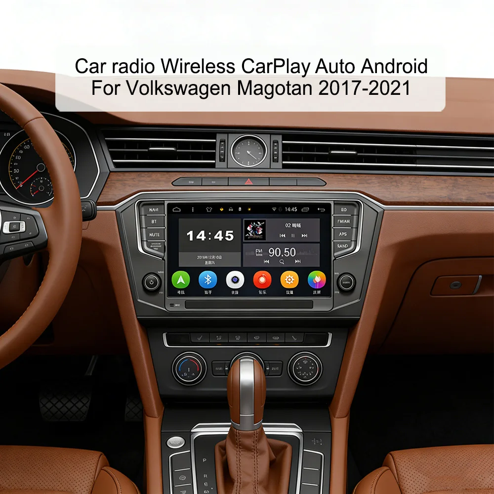 

9" IPS Car Radio Linux For Volkswagen Magotan 2017-2021 Wireless CarPlay Auto Android 4G LTE WiFi Bluetooth Car Player