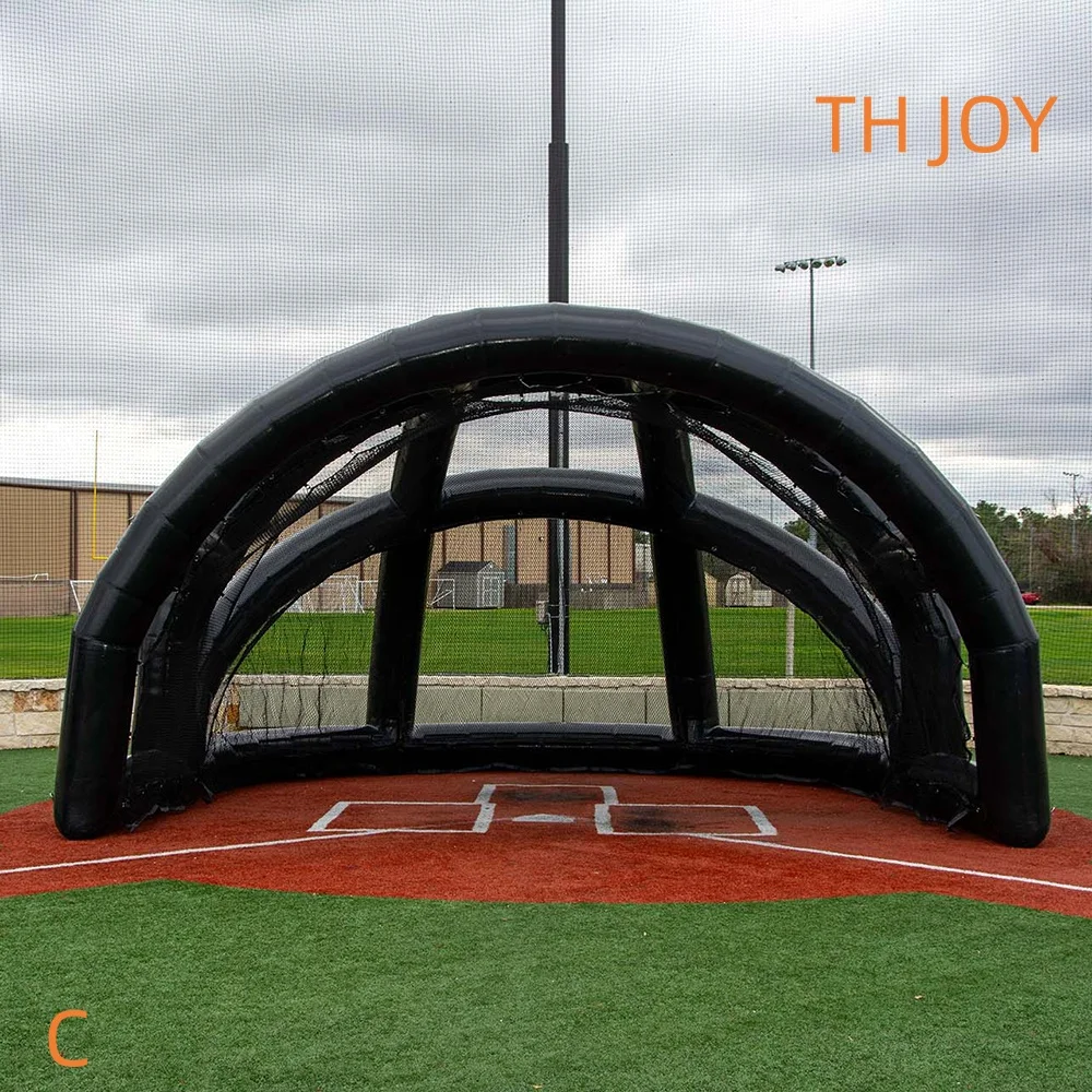 Commercial PVC Inflatable Baseball Batting Cage, customized tennis golf cage Practice Tent