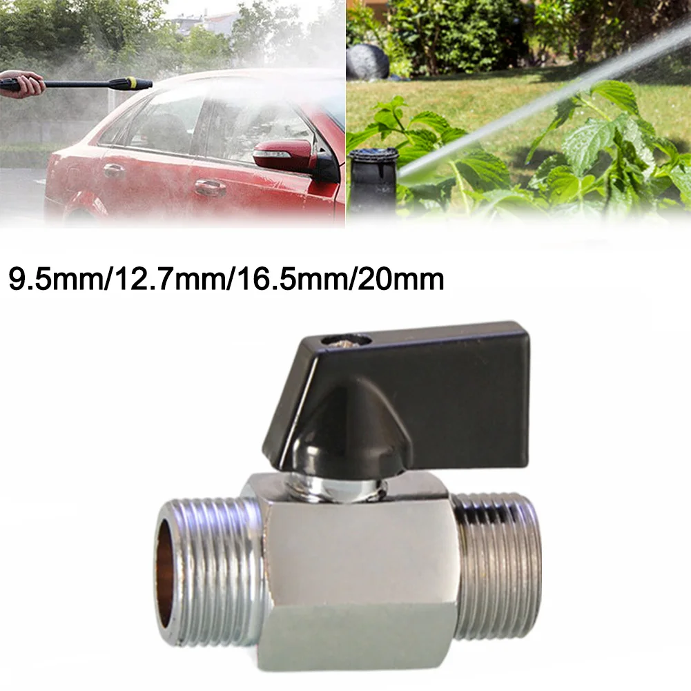 

1pc Short Handle Small Ball Valve Inner Outer Thread Valve Switch Small Ball Valve Garden Power Tools Replacement Accessories