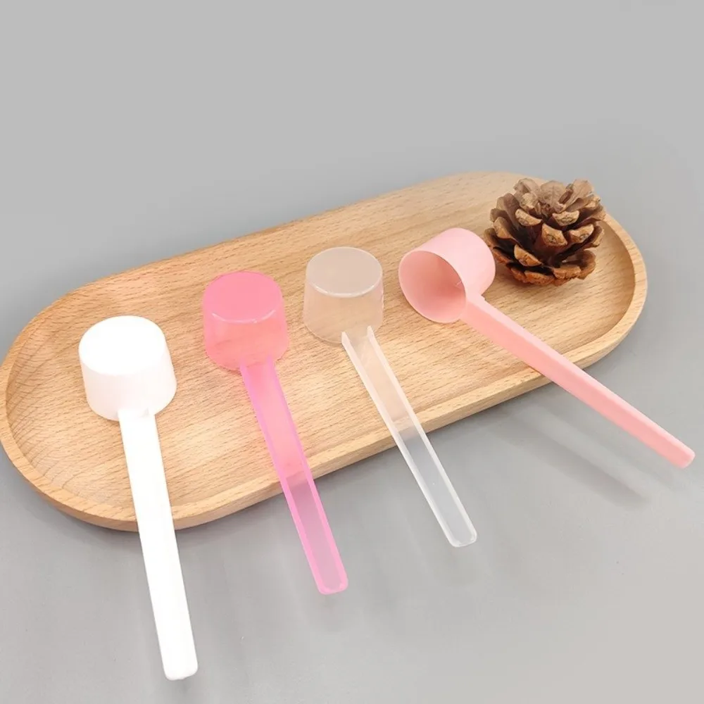 10Pcs Lightweight 5g Measuring Spoons PP Plastic Reusable Coffee Scoop Easy Measuring Facial Mask Spoon Kitchen Gadgets