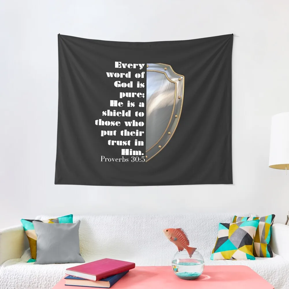 

Proverbs 30:5 God's Word is Pure Tapestry Wallpaper Cute Room Decor Room Decoration Aesthetic Home Decoration Tapestry