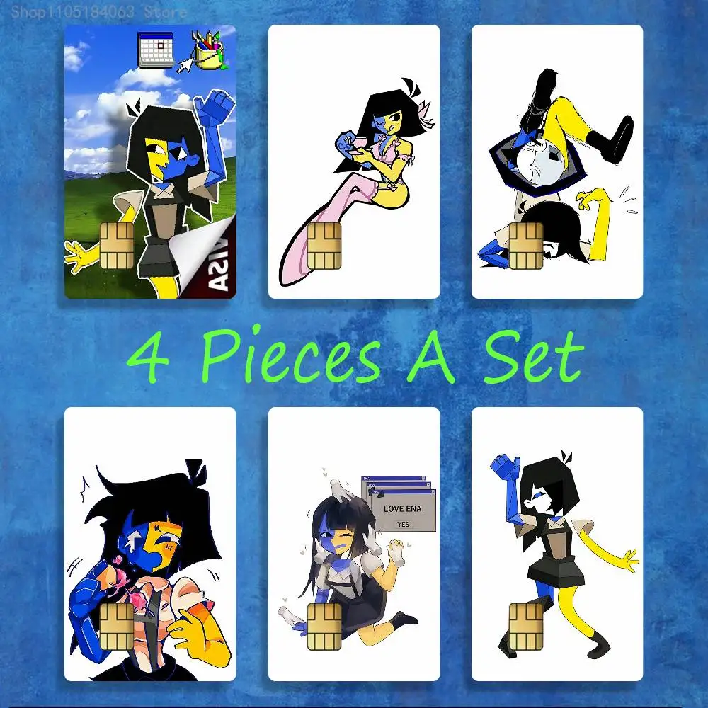 

G-Gallery Ena Rain Rock Stickers Credit Visa Debit Bank Charge Card Bus Metro Waterproof Sticker Decal Decoration