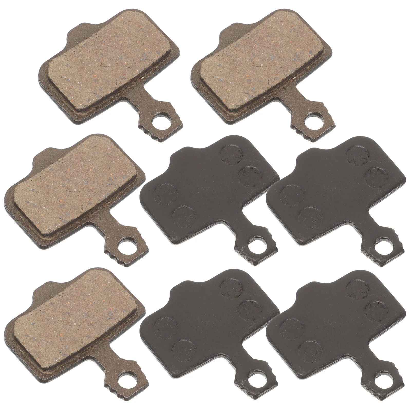 

1 set Bike Disc Pads Semi-Metal Resin Sturdy Wear-Resistant Mountain Cycling Brake Disc Replacement Silent Lightweight Ergonomic