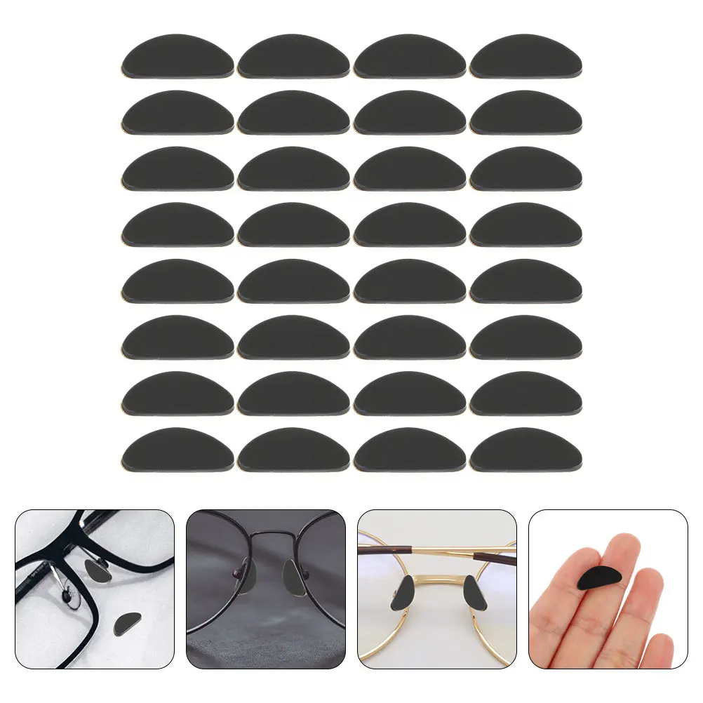 

18Pairs Replacement Eyeglass Nose Pads Silicone Anti-Slip Lightweight Comfort Nose Pads for Glasses Eyeglass Repair Kit