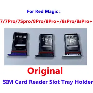 Bilashmart Original Best SIM Card Reader Slot Tray Port Holder ZTE Nubia Red Magic 7 8 pro 7s pro 8S pro plus Phone