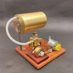 Single Cylinder Swing Machine Power Generation Steam Engine Retro Boiler Steam Engine Model Kit Toy