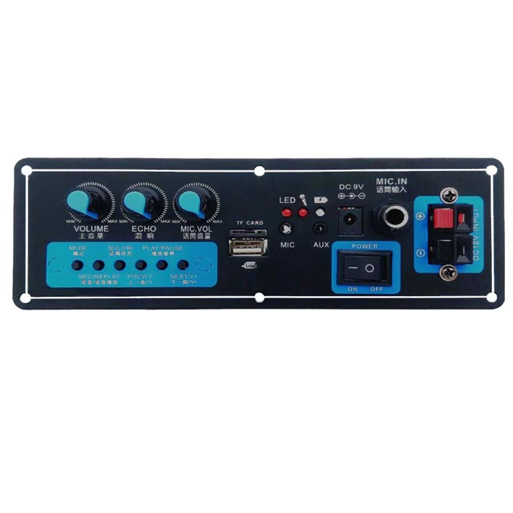 POP-l7.4V Audio Motherboard 20W Power Amplifier Board with Bluetooth Recording Radio Decoder Board Radio for