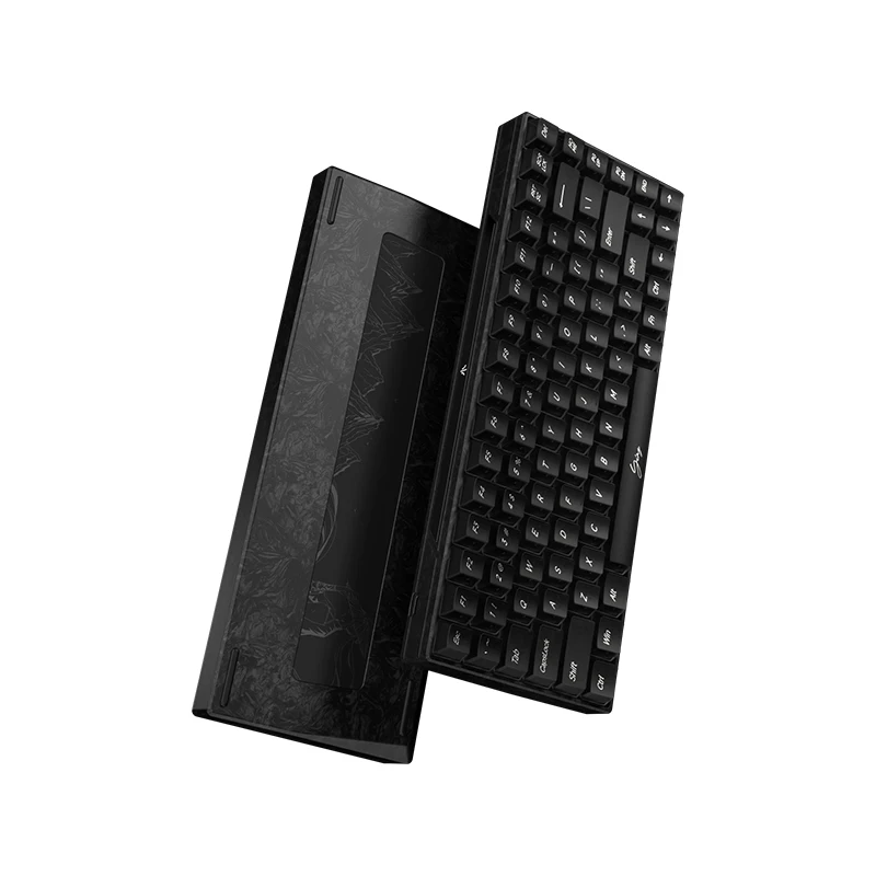 WLmouse Shadow 75 คาร์บอนปลอมแปลงสวิทช์แม่เหล็กคีย์บอร์ด E-sport 8KHZ RT0.005 Gaming FPS คีย์บอร์ดปะเก็น TTC Gateron