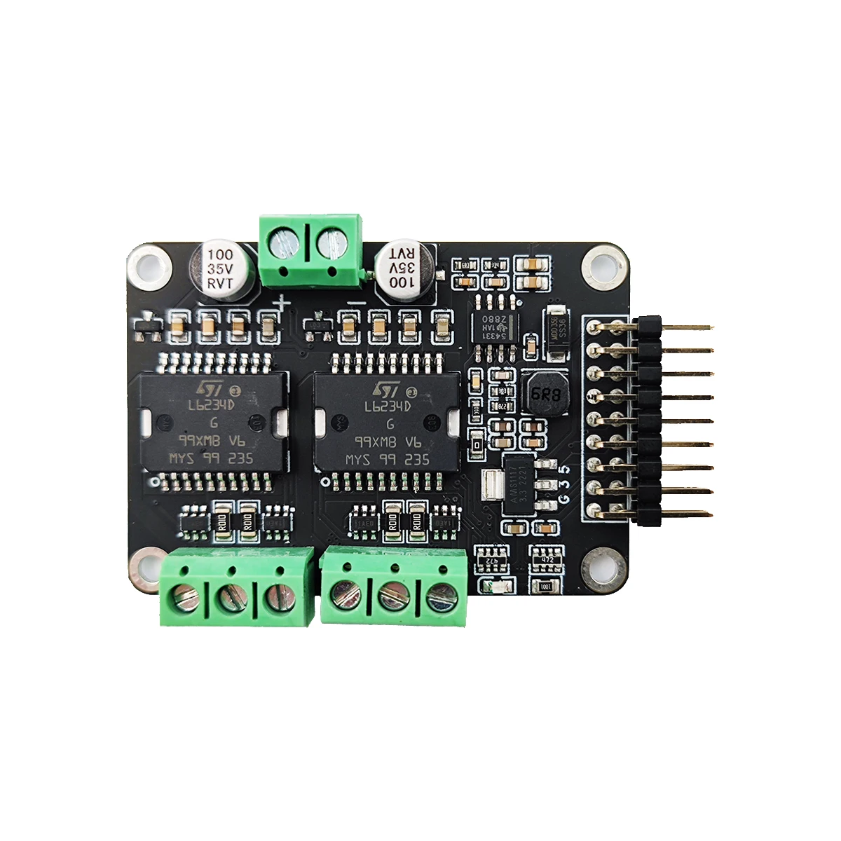 Dual-Channel Brushless FOC Driver Board ลึกปรับปรุง SimpleFOC