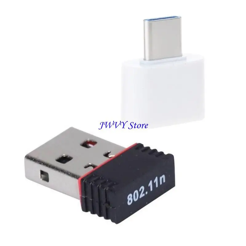 573A RTL8188FTV Wireless Receiver OTG Converter For R36S R36H Seamlessly Gaming Console Connection With USB Compatibility