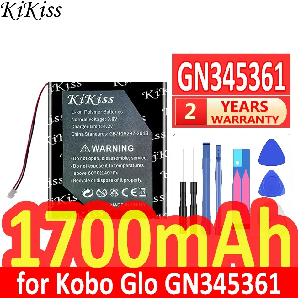 KiKiss Battery 1700mAh GN345361 for Kobo Glo Electric Book