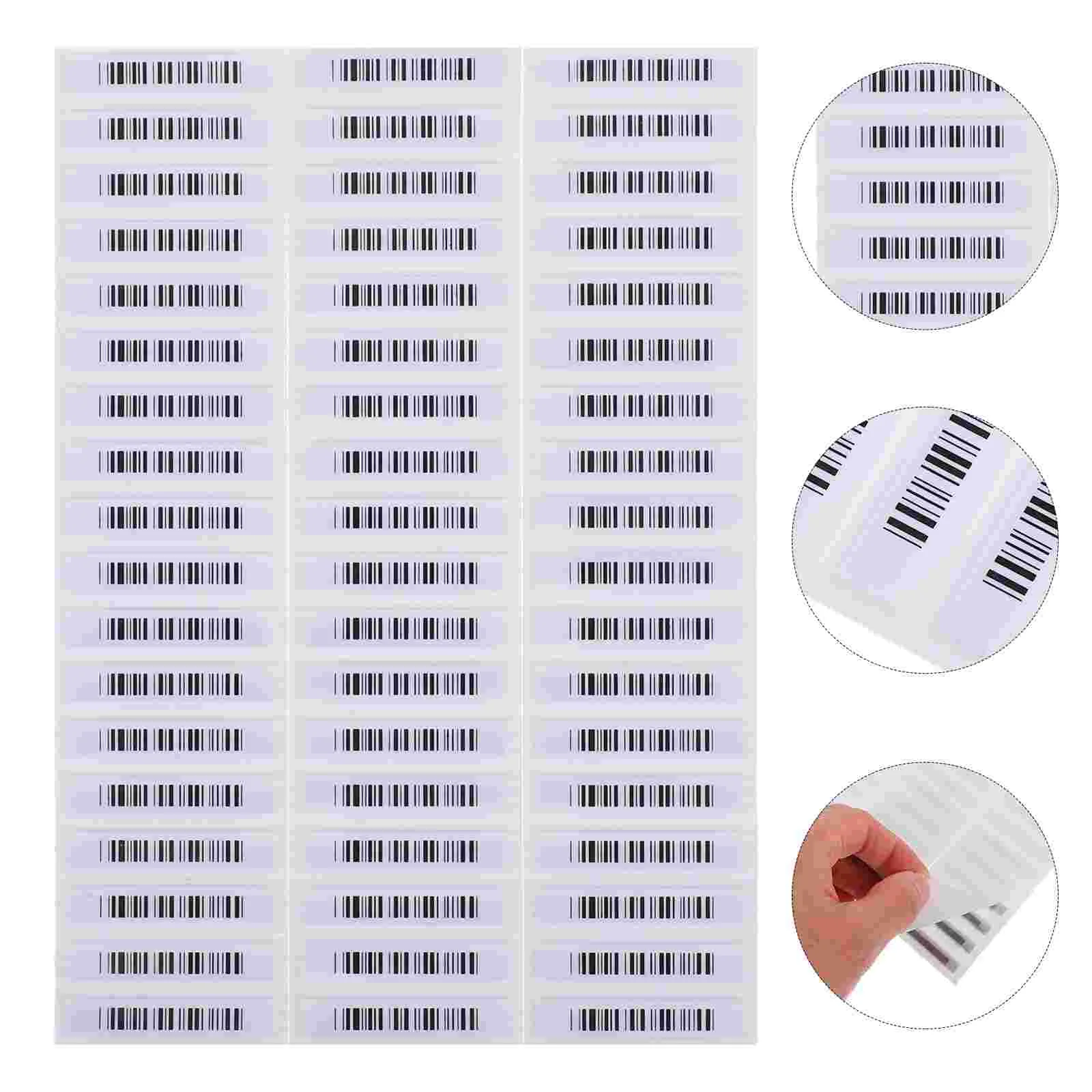 108 Pcs Magnetic Stripe Label Acoustomagnetic Anti-theft Tag Tags 450X100X020CM Plastic Commodity