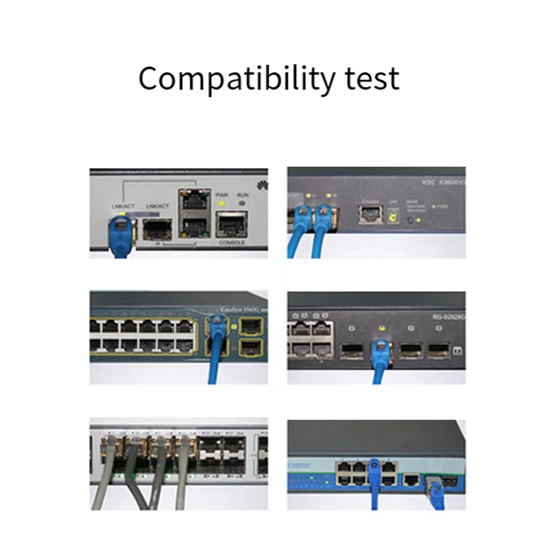 2X módulo SFP + interruptor RJ45 conector GBIC 10G Cable de cobre SFP 10G puerto eléctrico módulo óptico puerto Ethernet-BCBW