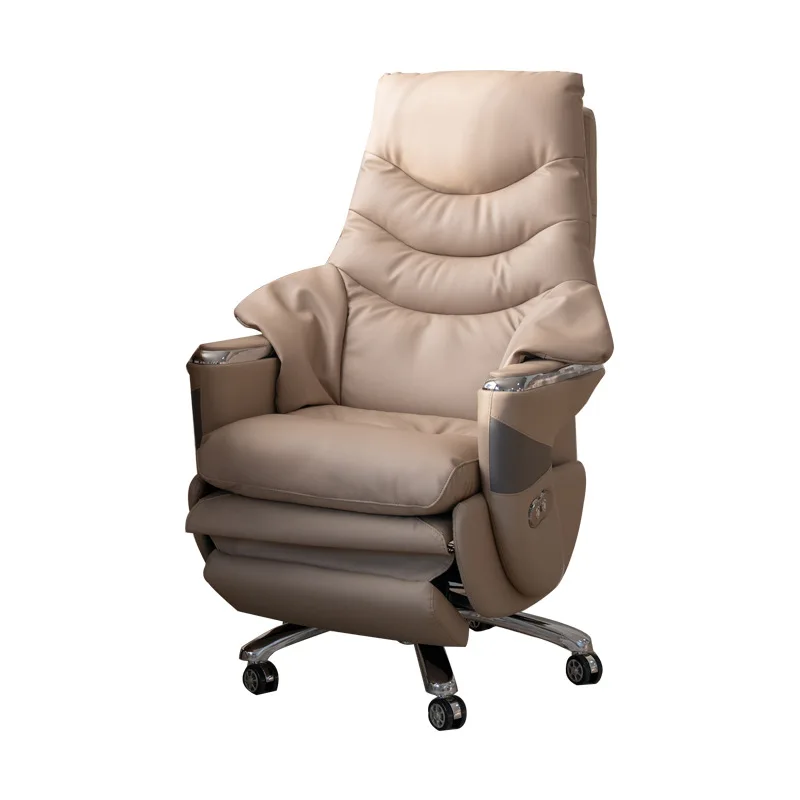 

Leather, electric boss chair, ventilated office chair, reclining massage class, comfortable chair