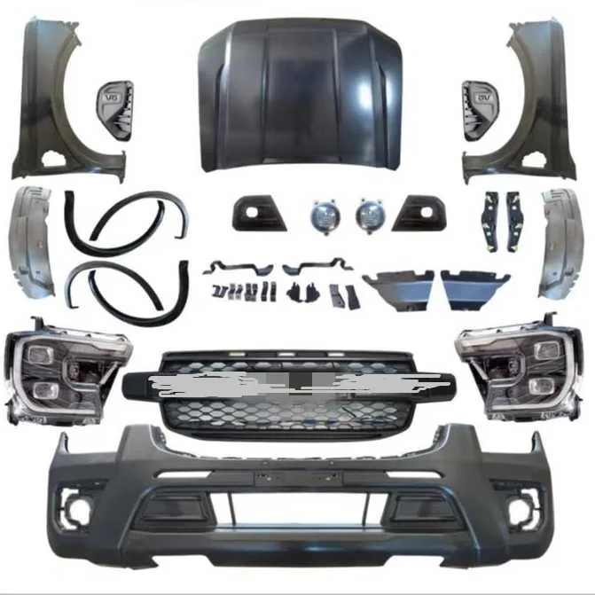 Pick up Truck Car 4x4 Accessories Front Bumper Body Kit For Ford Ranger 12-21 T6 T7 T8 Upgrade To Ford Ranger T9 2022 2023