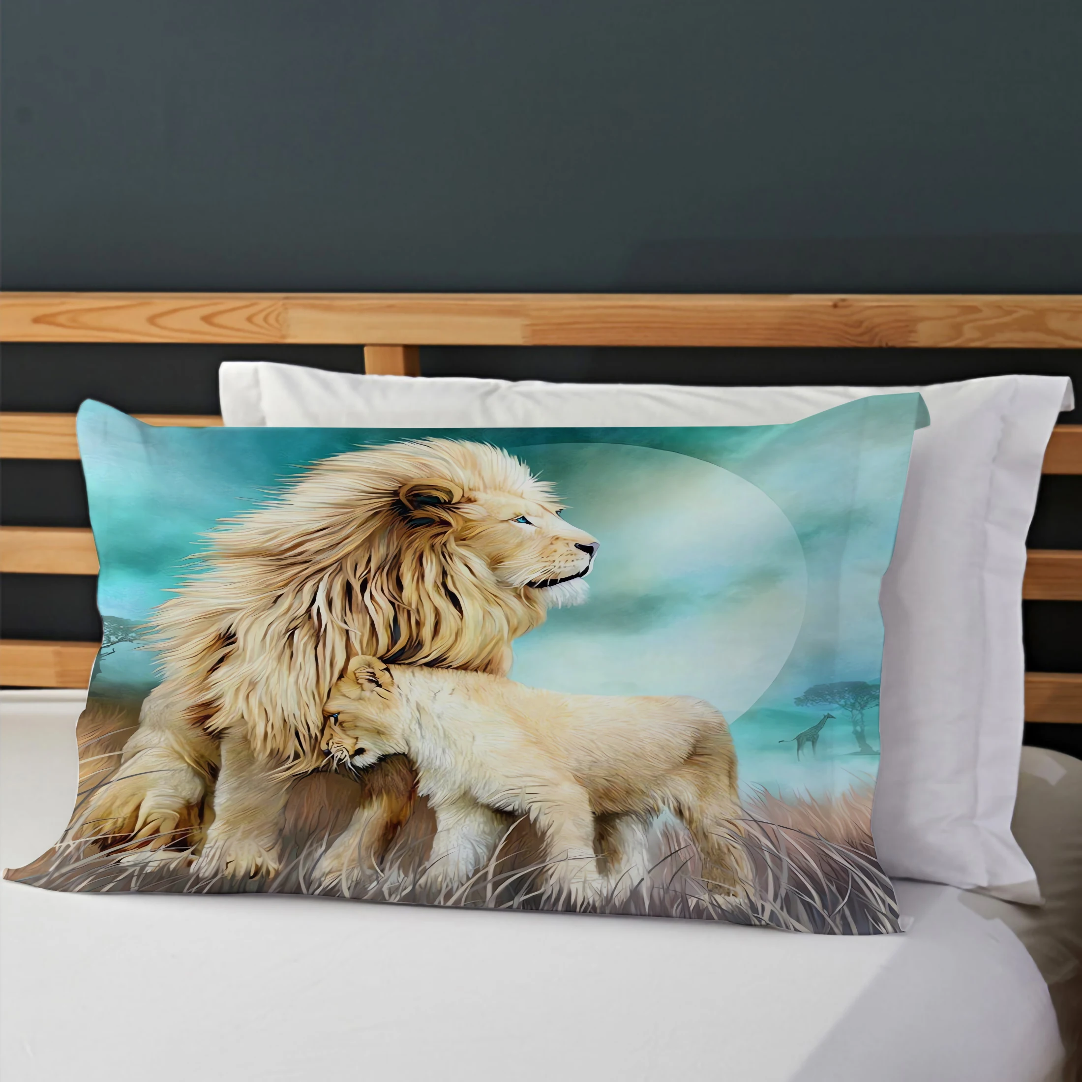 3D Duvet Cover Animal Comforter Cover Set Lion Bedding Set Home Quilt Cover